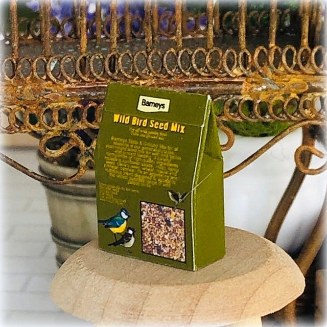 Dollhouse miniature bird seed