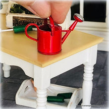 Red Watering Can - Metal - Miniature