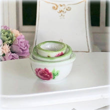 Rose Bowls - set of 3 - Miniature