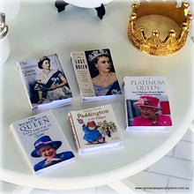 Dollhouse Miniature Queen memorial books set