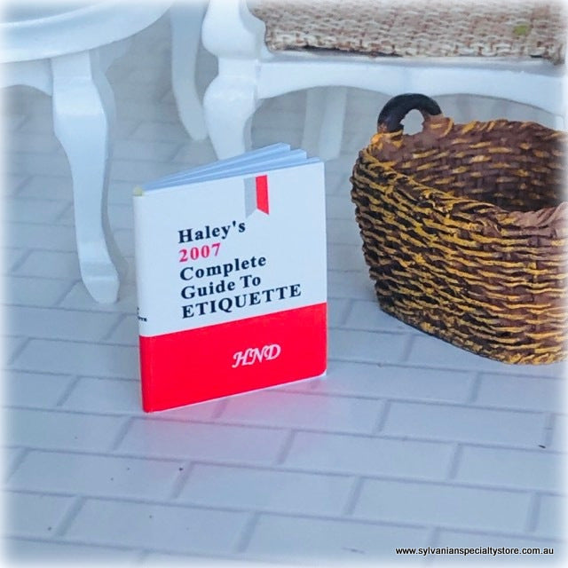 Etiquette Book - Miniature