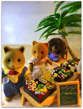 Sylvanian Families love Sushi - Japanese Bento box miniature food