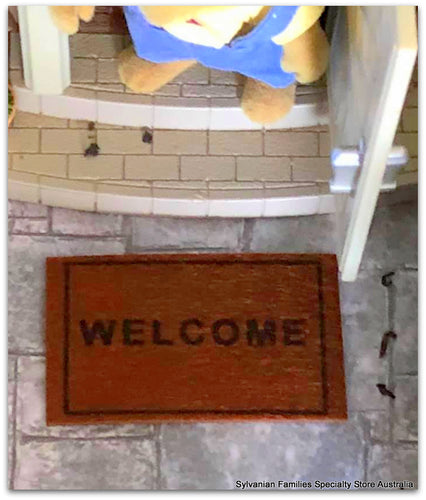 Welcome Doormat and plain coir mat