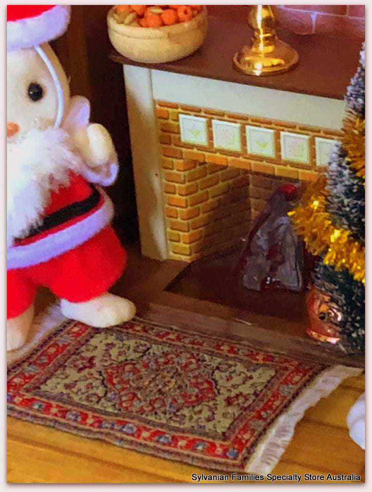 Sylvanian Families Santa Carpet rug