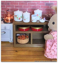 Sylvanian Families Miniature kitchen canisters dollshouse scene