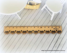 Kawaii wooden lace ruler vintage style pretty