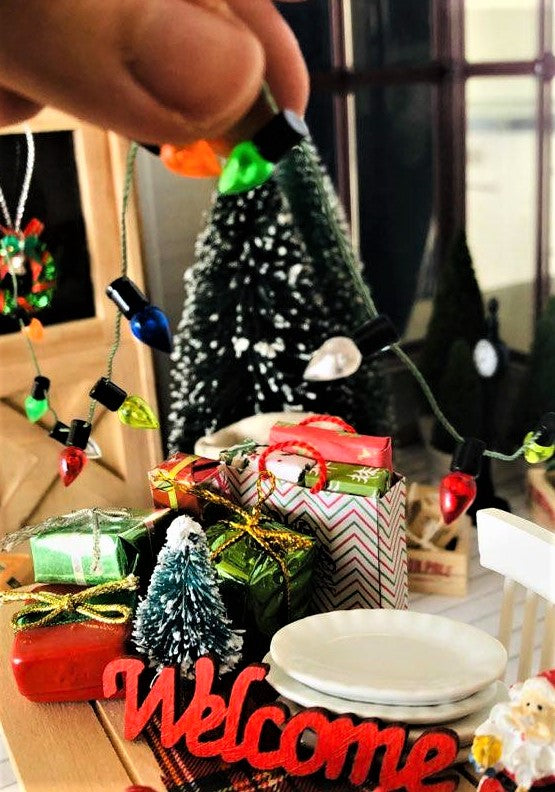 String of Christmas Lights - 1 metre - Miniature