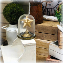 Dollhouse Christmas accessory star in glass jar