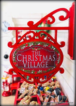 Dollhouse Christmas Village Sign