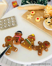 Dollhouse Gingerbread miniature Christmas shapes