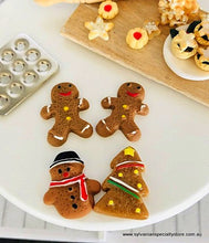 Gingerbread x 4 - Miniature