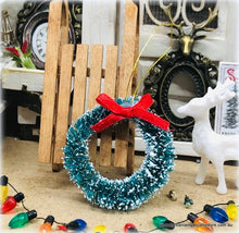 Dollhouse Christmas wreath garland