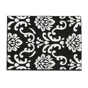Modern Rug - Black & Gray - Miniature