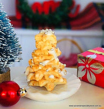 Doll house miniature Christmas Shortbread tree food accessory Australia