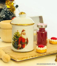 Reutter porcelain doll house miniature Christmas jars