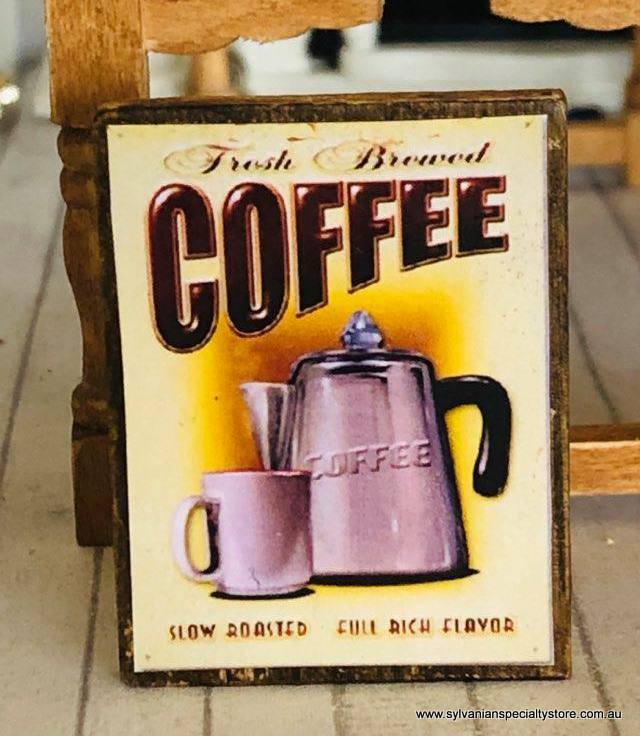 Sign - Coffee - Miniature