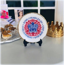 Dollhouse Miniature King Charles plate