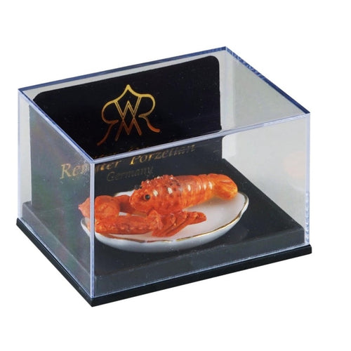 Reutter porcelain miniature lobster crayfish seafood