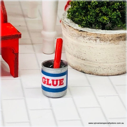 Dollhouse pot of glue shed school toymaker workshop