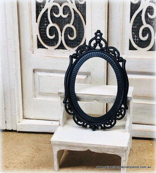 Black Metal Decorative Frame - Miniature