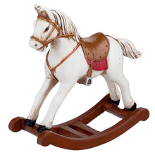 Dollhouse miniature Reutter porcelan rocking horse