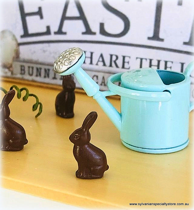 Dollhouse Easter chocolate bunny miniature