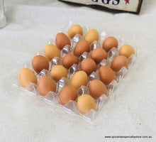 Dollhouse miniature eggs market day kitchen pantry hens