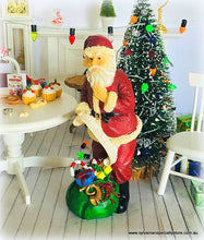 Dolhouse miniature Santa Figurine Christmas