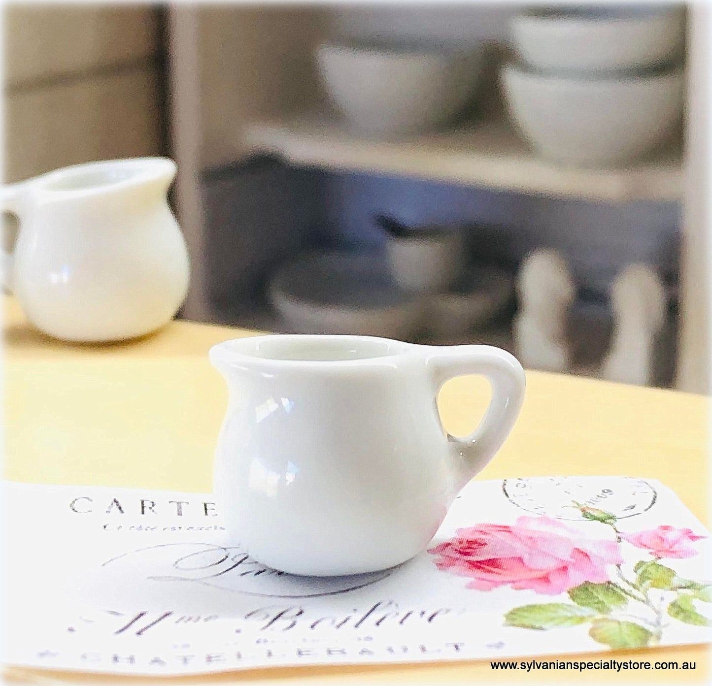 White Milk Jug Small - Miniature
