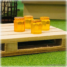 Dollhouse Miniature Honey Jars
