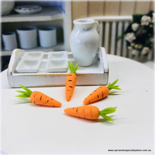 Dollhouse Miniature carrots vegetables market