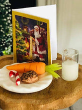 Dollhouse miniature Cookie plate for Santa Christmas Eve