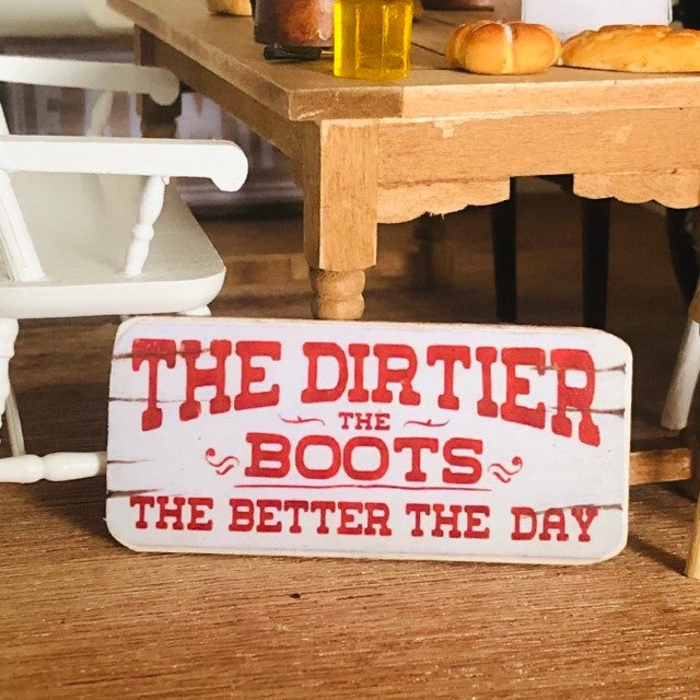 Cowboy Boots Sign