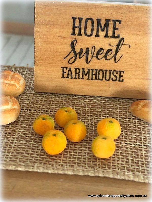 Oranges x 6 - Miniature