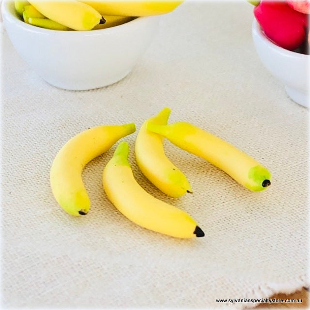 Bananas x 4 - Miniature