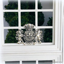 Coat of Arms Crest - Silver colour - Miniature