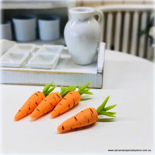 Dollhouse Miniature carrots vegetables market