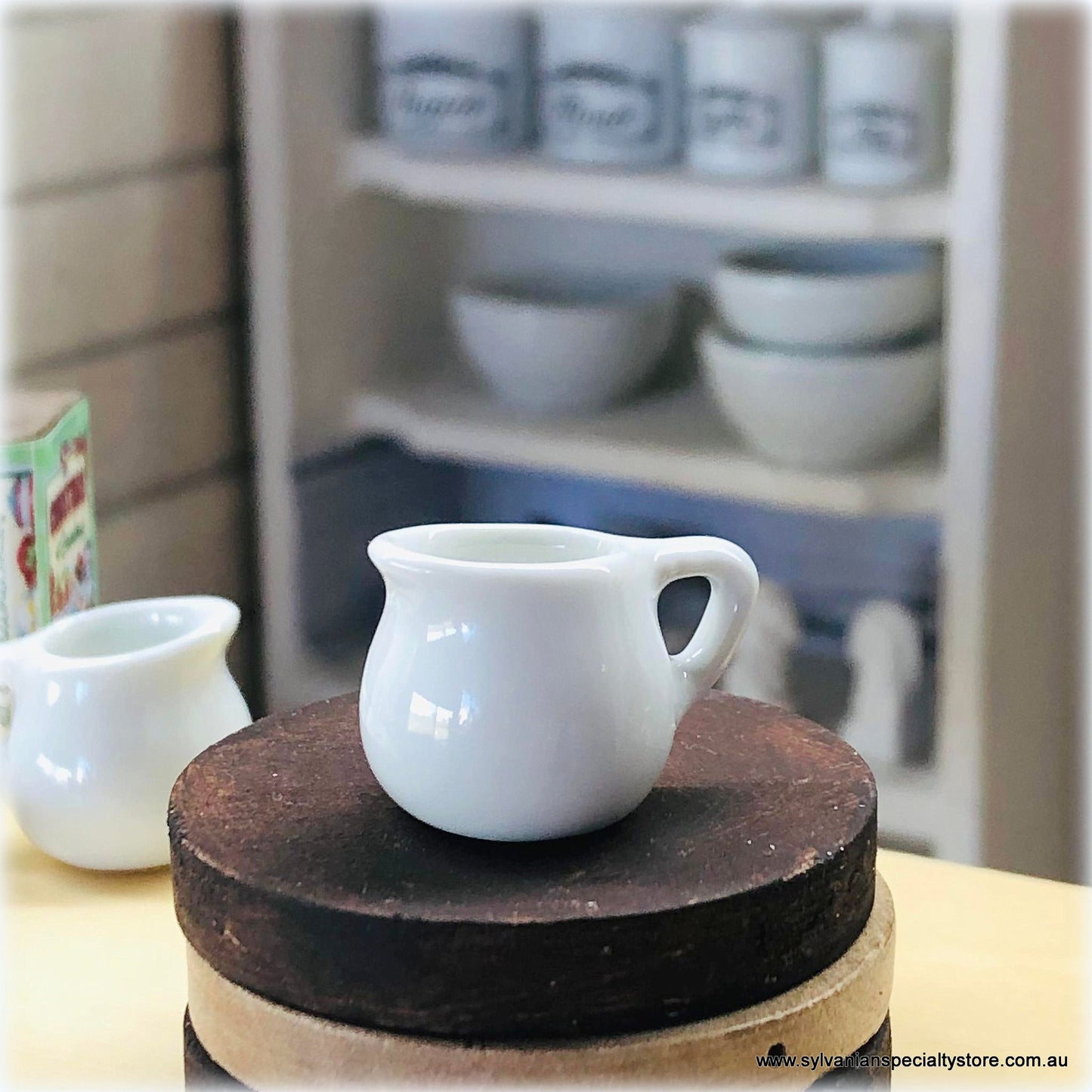 White Milk Jug Small - Miniature