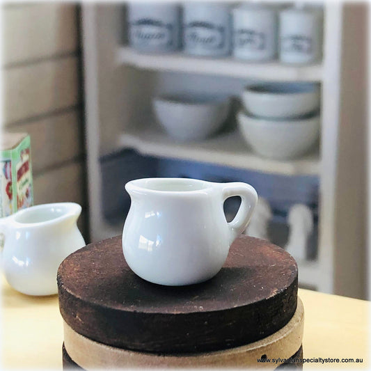 White Milk Jug Small - Miniature