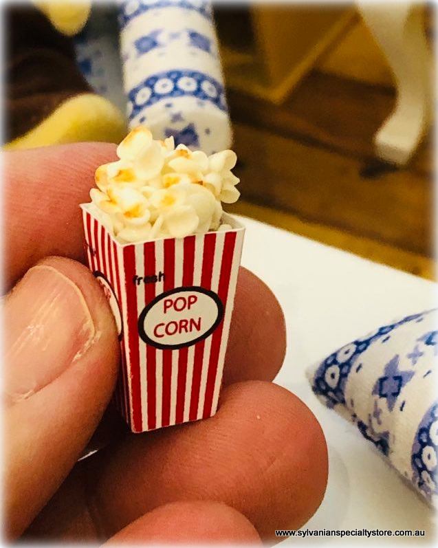 Dollhouse miniature elf prop popcorn movie