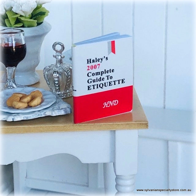 Etiquette Book - Miniature