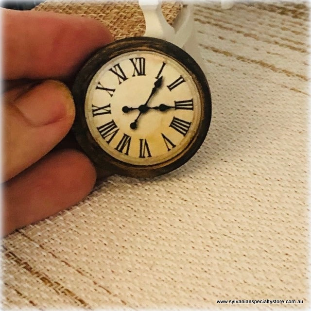 Dollhouse modern farmhouse clock