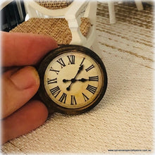 Rustic Farmhouse Style Clock - Style 2 - Miniature