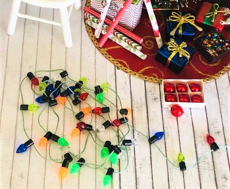 String of Christmas Lights - 1 metre - Miniature
