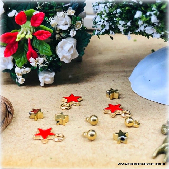Christmas Scatters for Miniature Scenes - 10 pieces