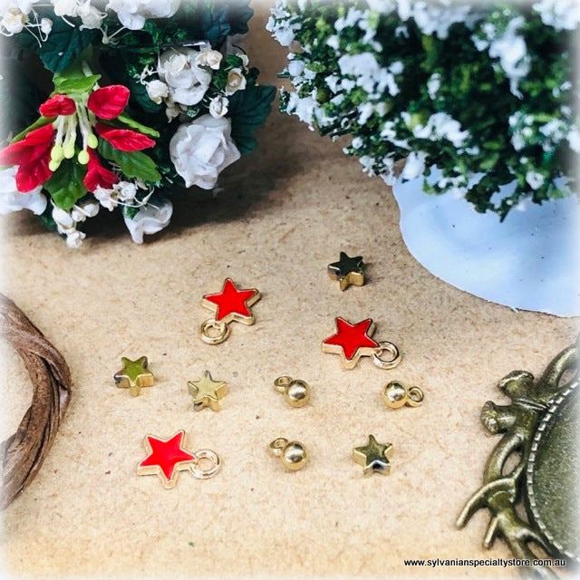 Christmas Scatters for Miniature Scenes - 10 pieces