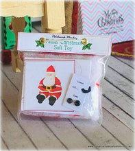 Dollhouse miniature Father Christmas Soft Toy  kit