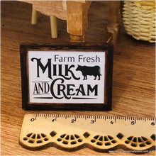 Farm Fresh Milk Sign - Miniature