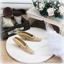 Dollhouse French Chateau pompadour shoes vintage style