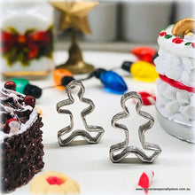 Gingerbread Men Cookie Cutters Pair - 1 cm - Miniature